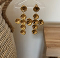 Boucle d’oreille croix