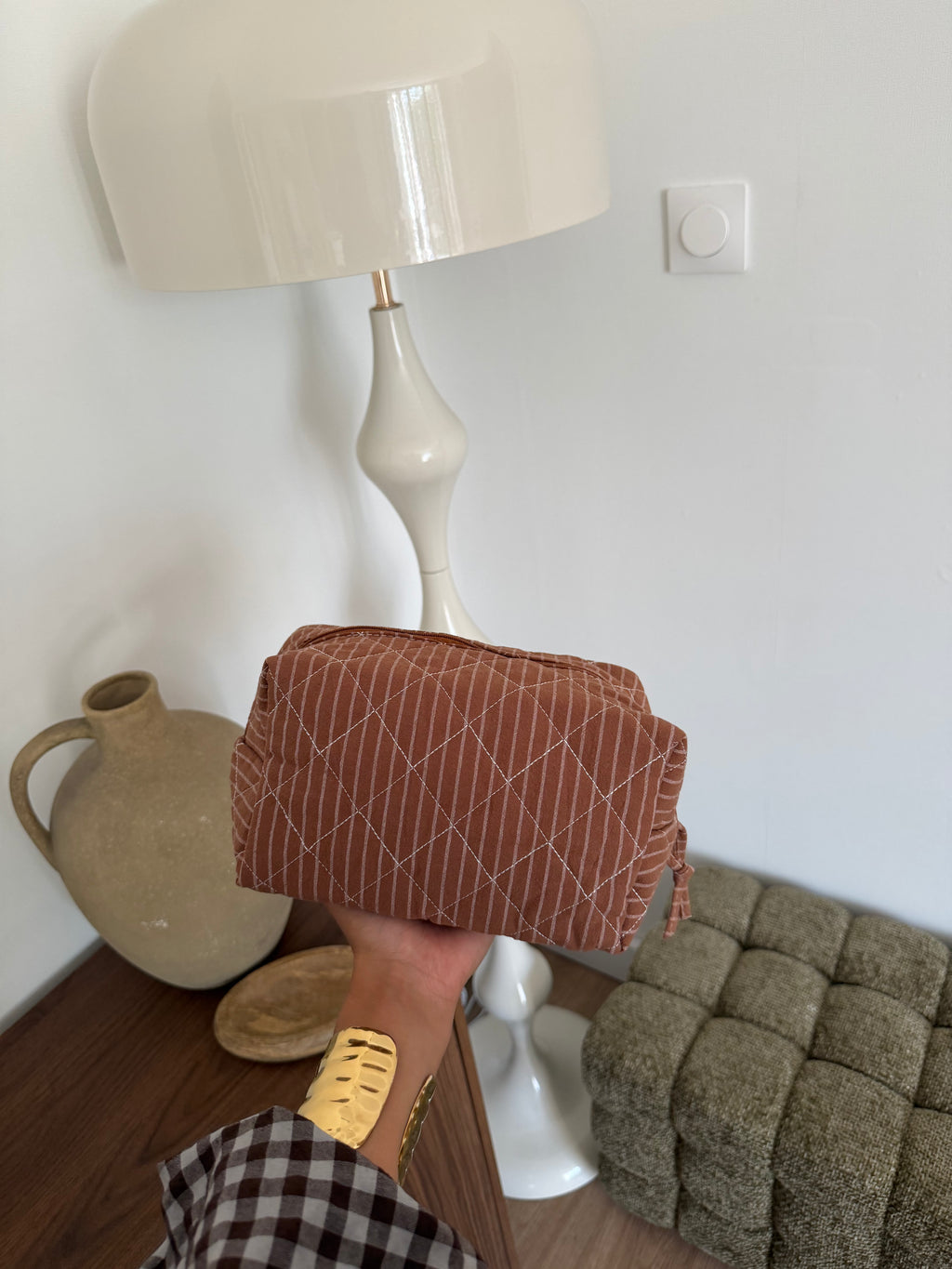 Trousse rayé